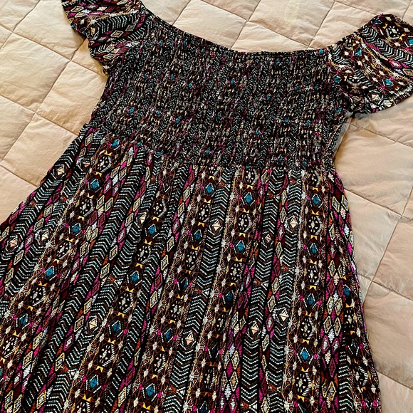 Colorful mini dress - Picture 1 of 9